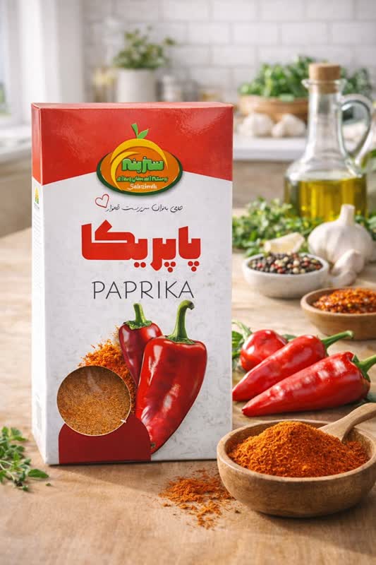 پابریکا خشک سبزینه
